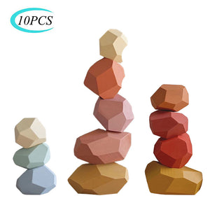 Colored Stone Building Blocks